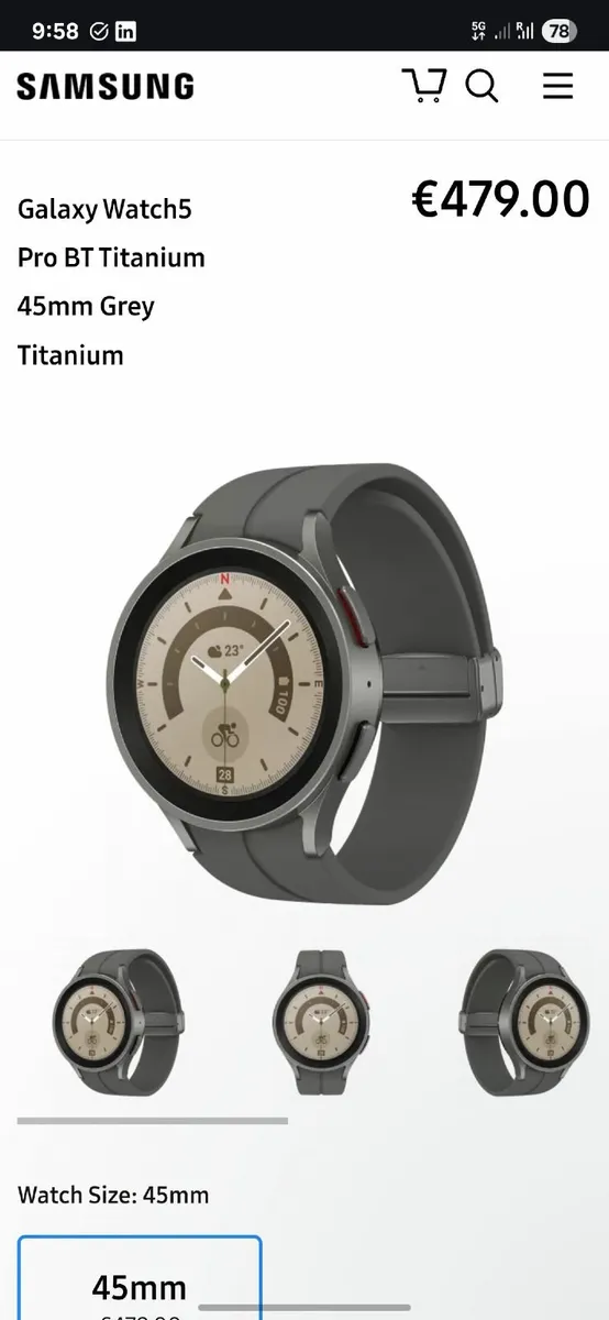 Samsung Galaxy watch 5 pro - Image 3