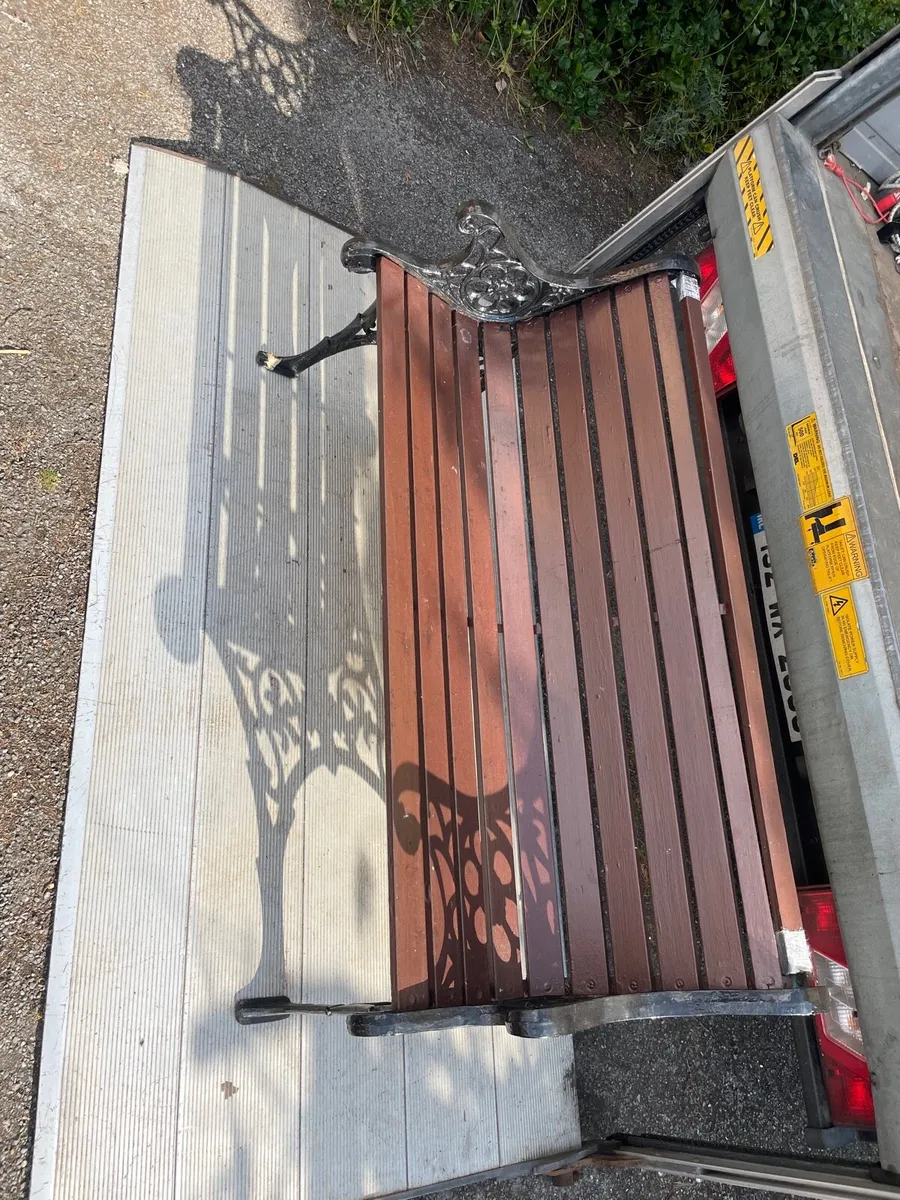 Cast iron garden bench - Image 4