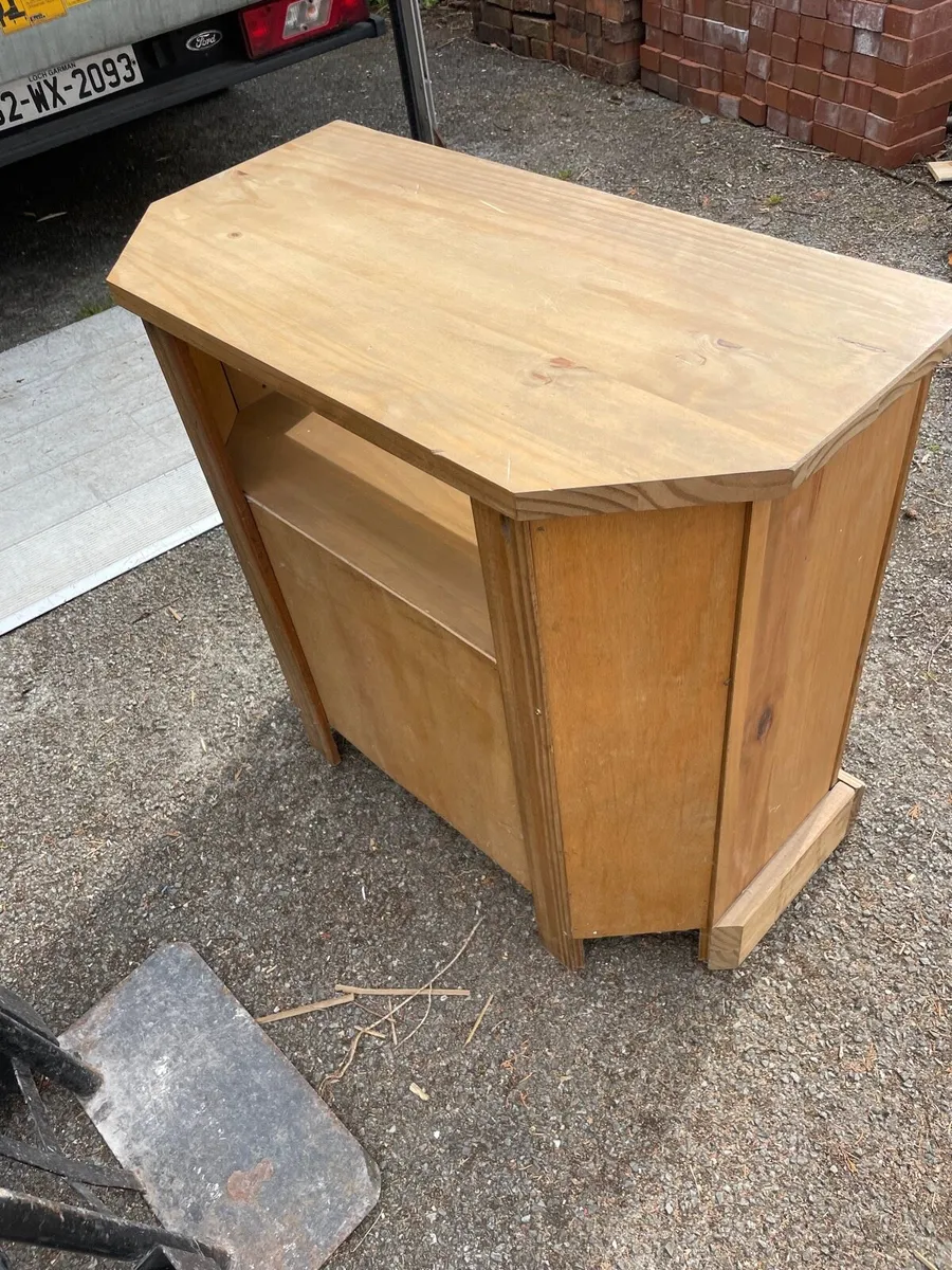Mexican pine table / tv unit - Image 4