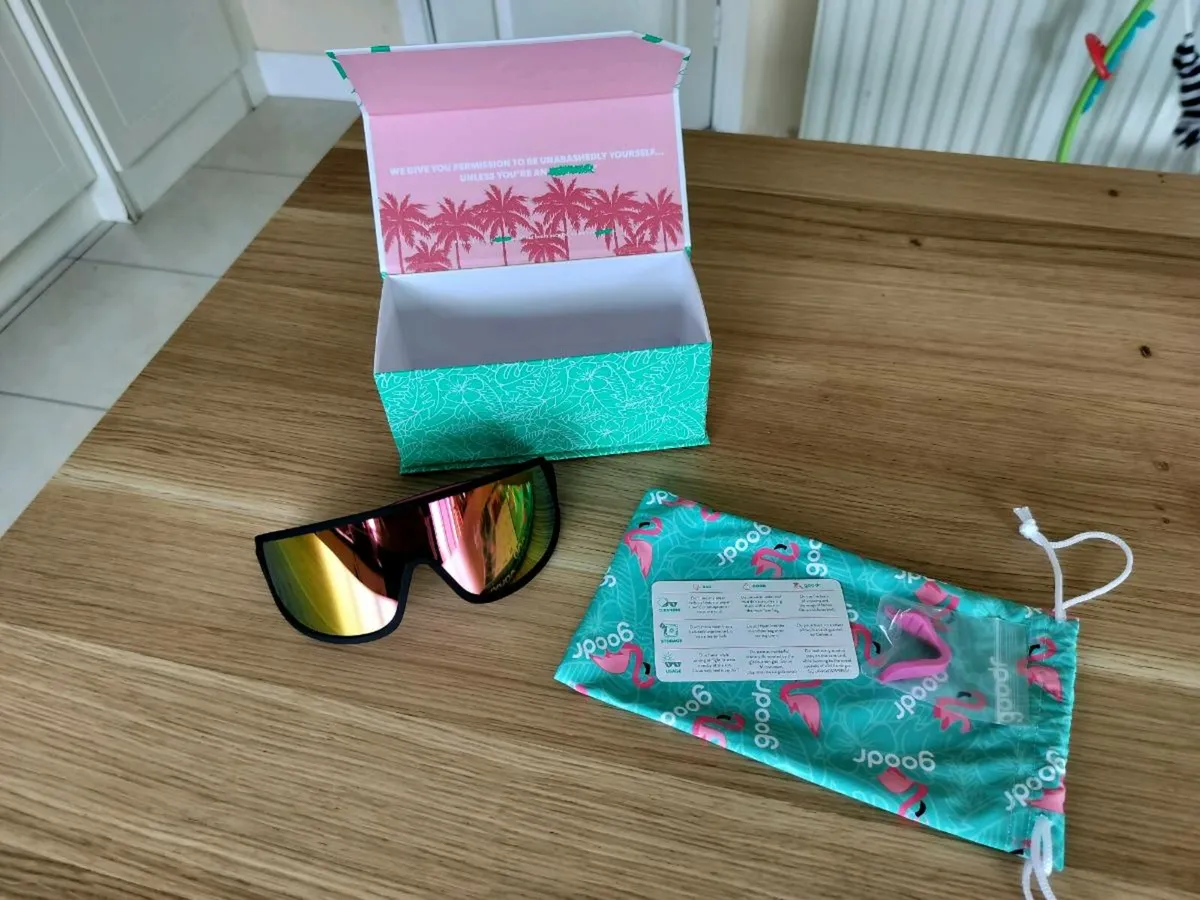 Goodr "I do my own stunts" running sunglasses - Image 3
