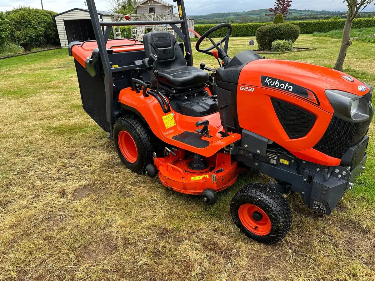 Kubota G231 Low Dump Mower - Image 1