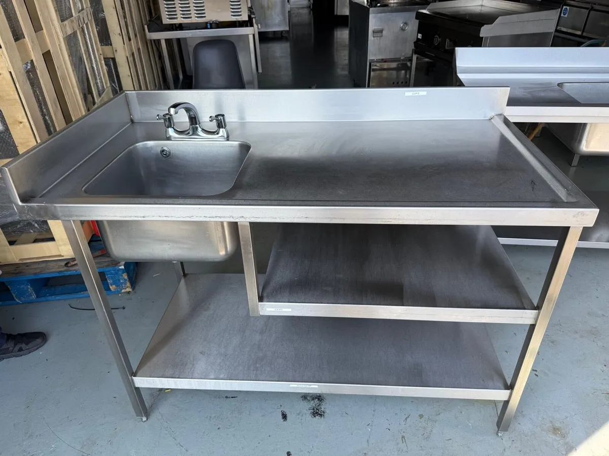 Single bowl commercial sink - Image 1