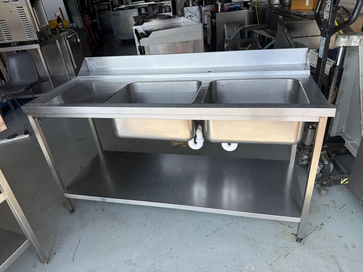 Single bowl commercial sink - Image 2