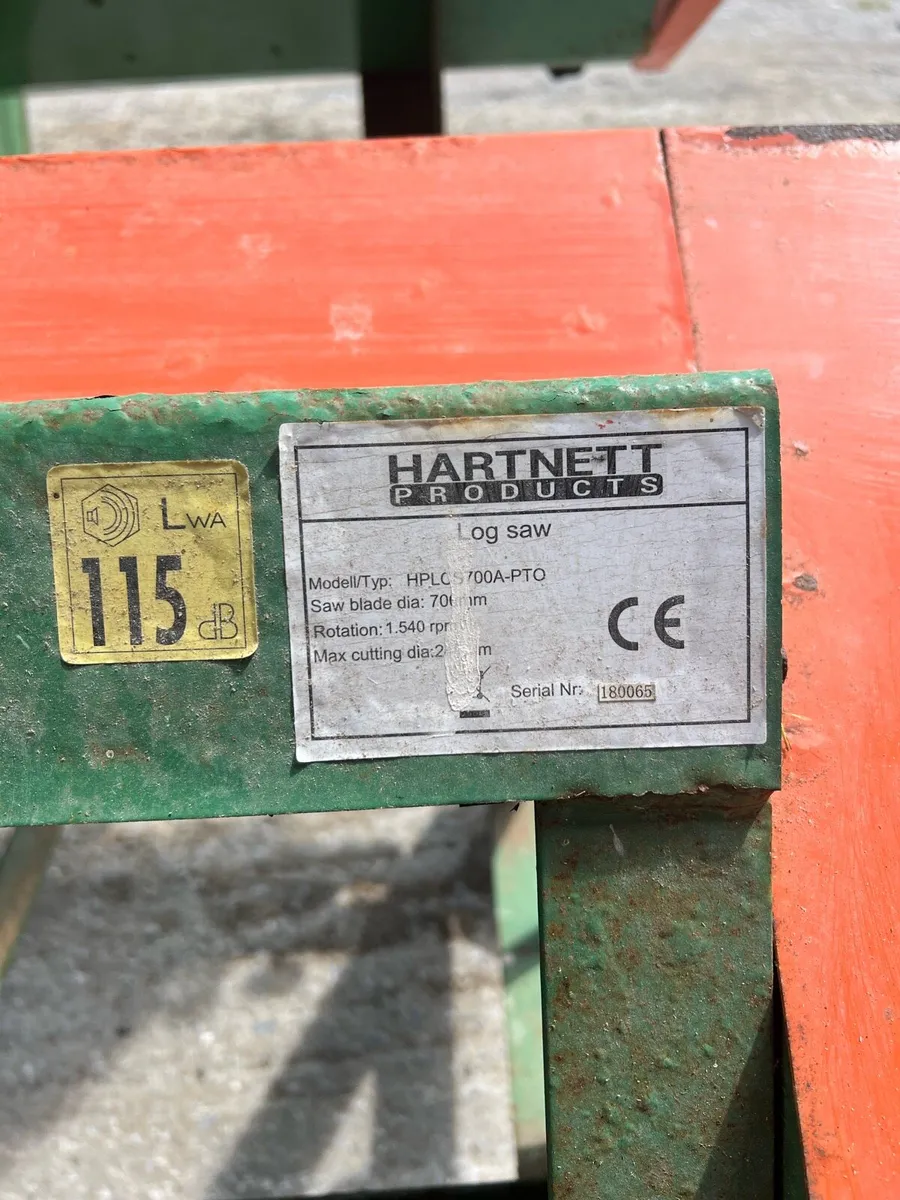 Hartnett PTO Log Saw - Image 3