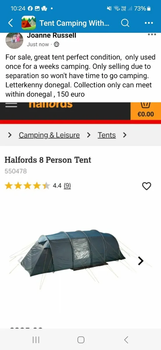 8 person tent - Image 2