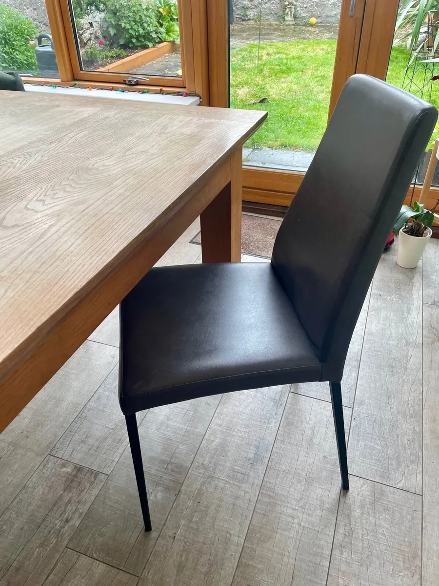 Set of four Italian dining chairs - Slate Grey - Image 1