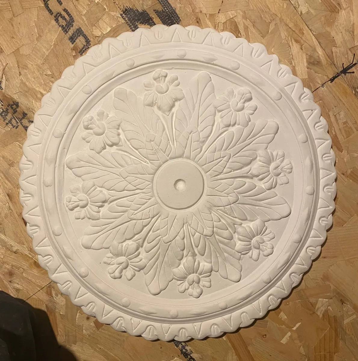 Two Plaster Ceiling Roses