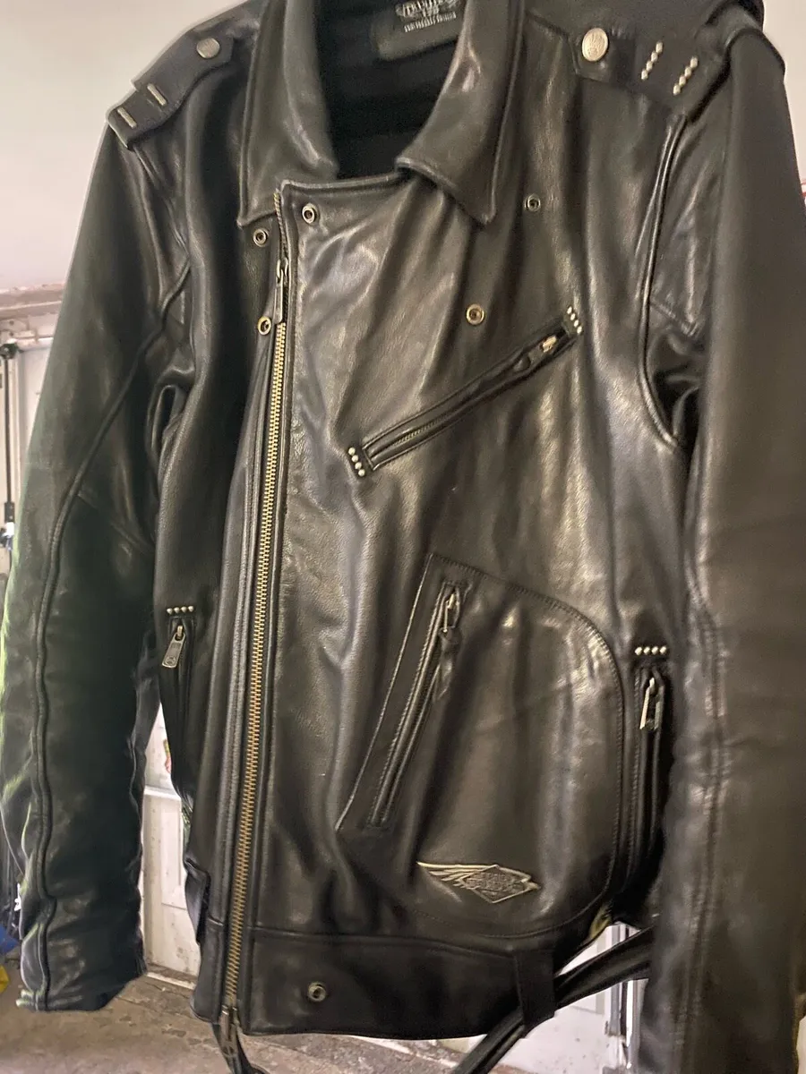 Harley Davidson Leather Jacket XXXL - Image 3