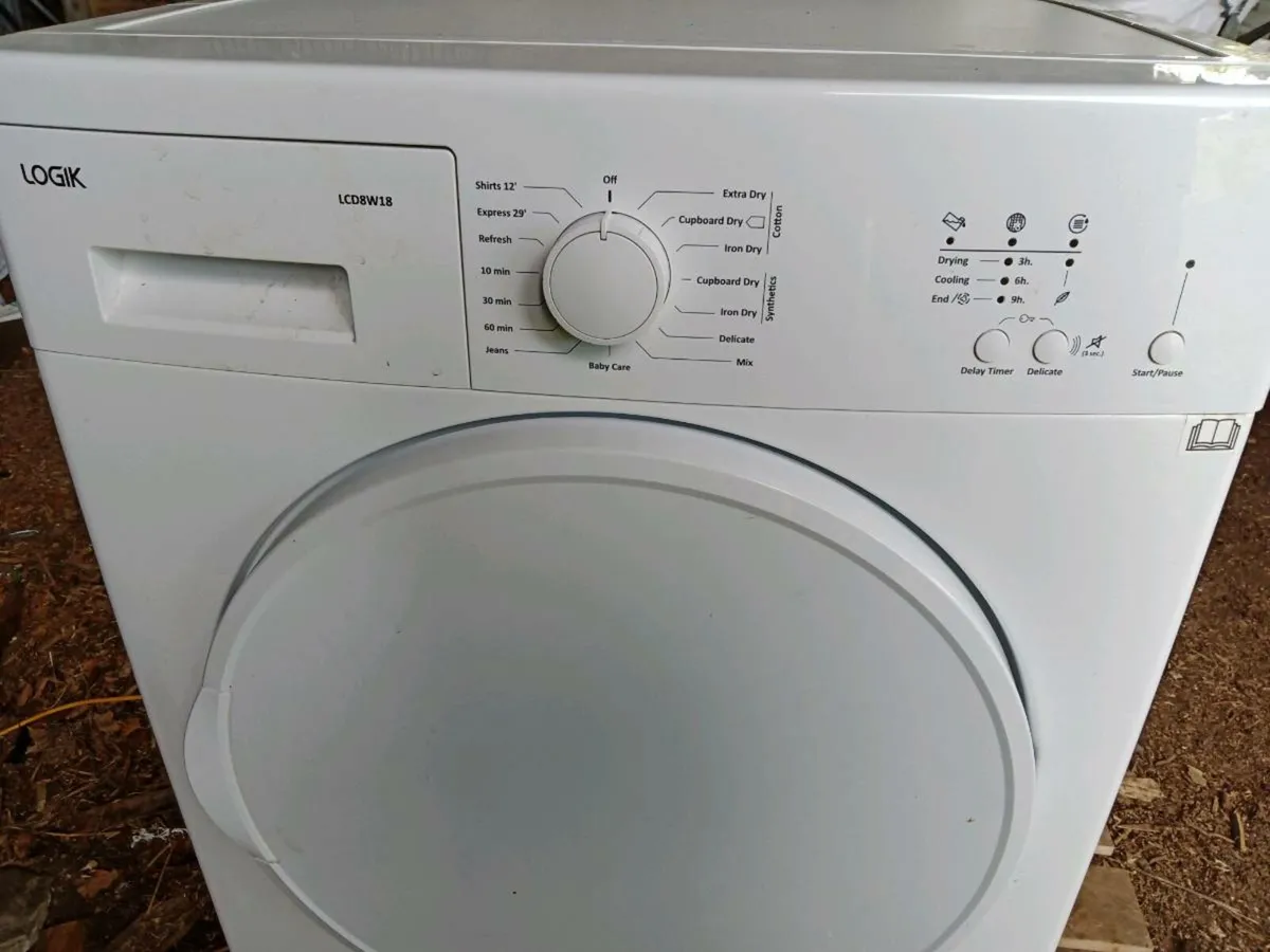 8kg condenser tumble dryer - Image 2