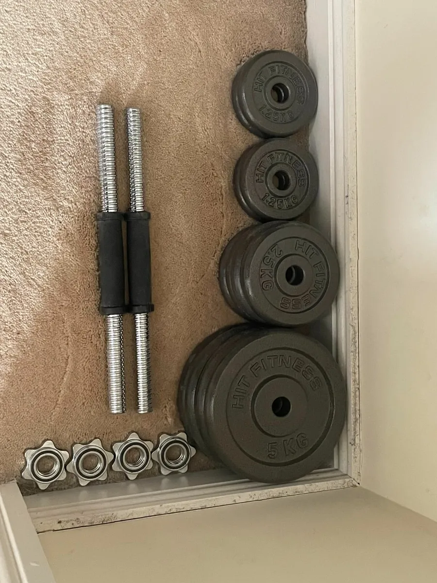 Dumbbells Kit, 40kgs adjustable - Image 2
