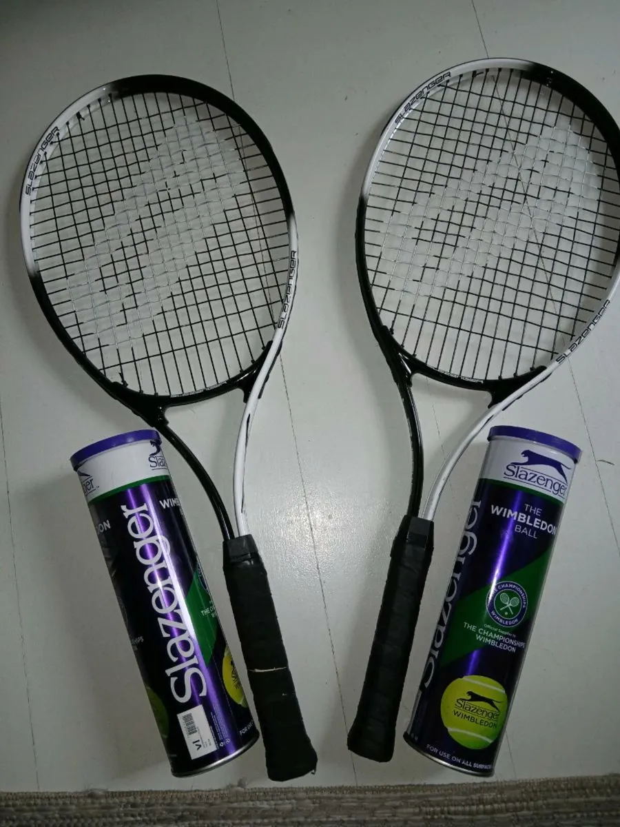 Tennis Rackets and balls