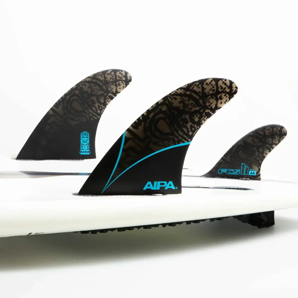 FCS II Aipa Twin + Stabiliser PG Surfboard Fin Set