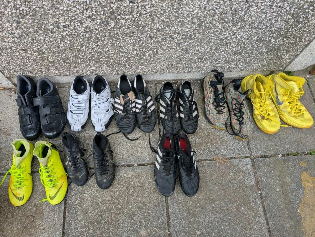 Football & cycling Boots bundle - Image 1