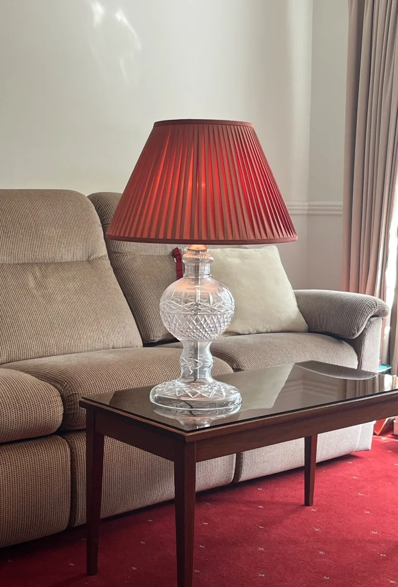 Crystal Lamp - Dublin or Galway crystal - Image 1