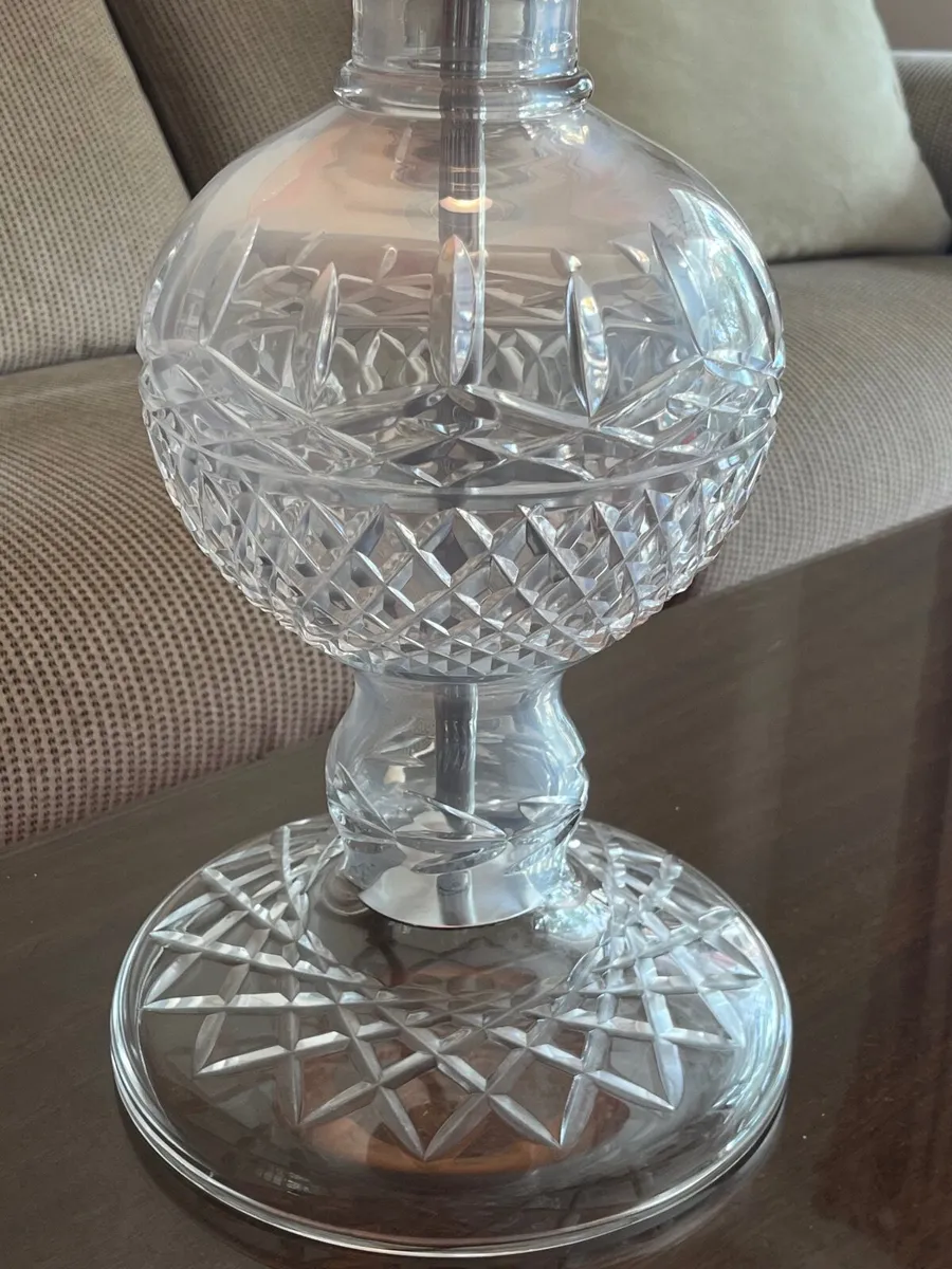 Crystal Lamp - Dublin or Galway crystal - Image 3