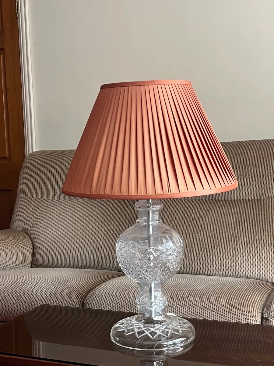Crystal Lamp - Dublin or Galway crystal - Image 4