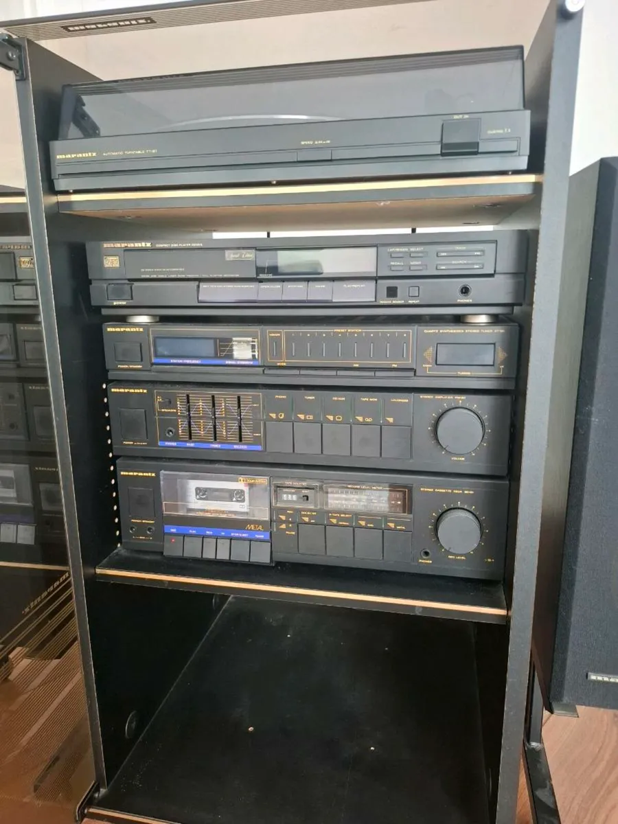 Marantz Retro HiFi System (Speakers + Cabinet) - Image 4