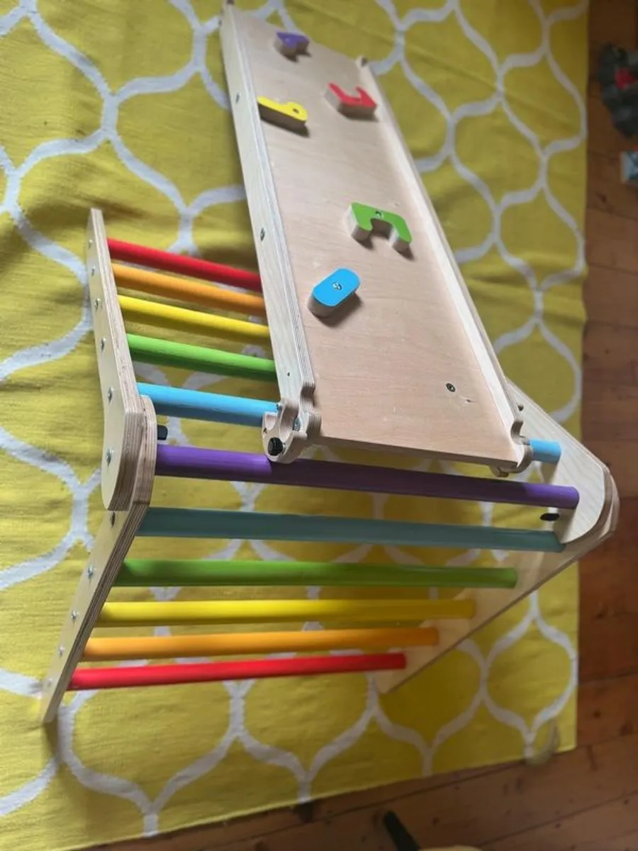 Toddler Wooden Climbing Frame - Image 1