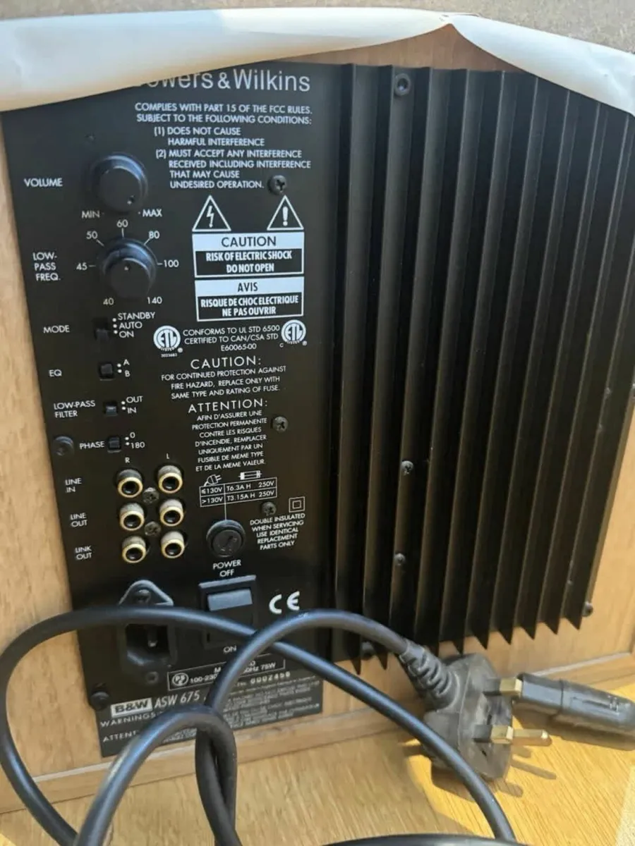 Bowers&Wilkins ASW675 Closed Box Subwoofer - Image 2