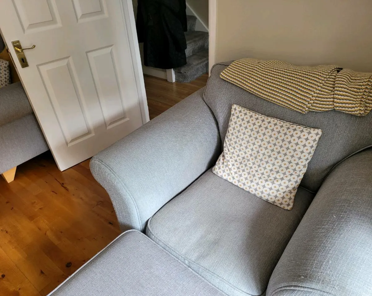 Sofa armchair and footstool. - Image 1