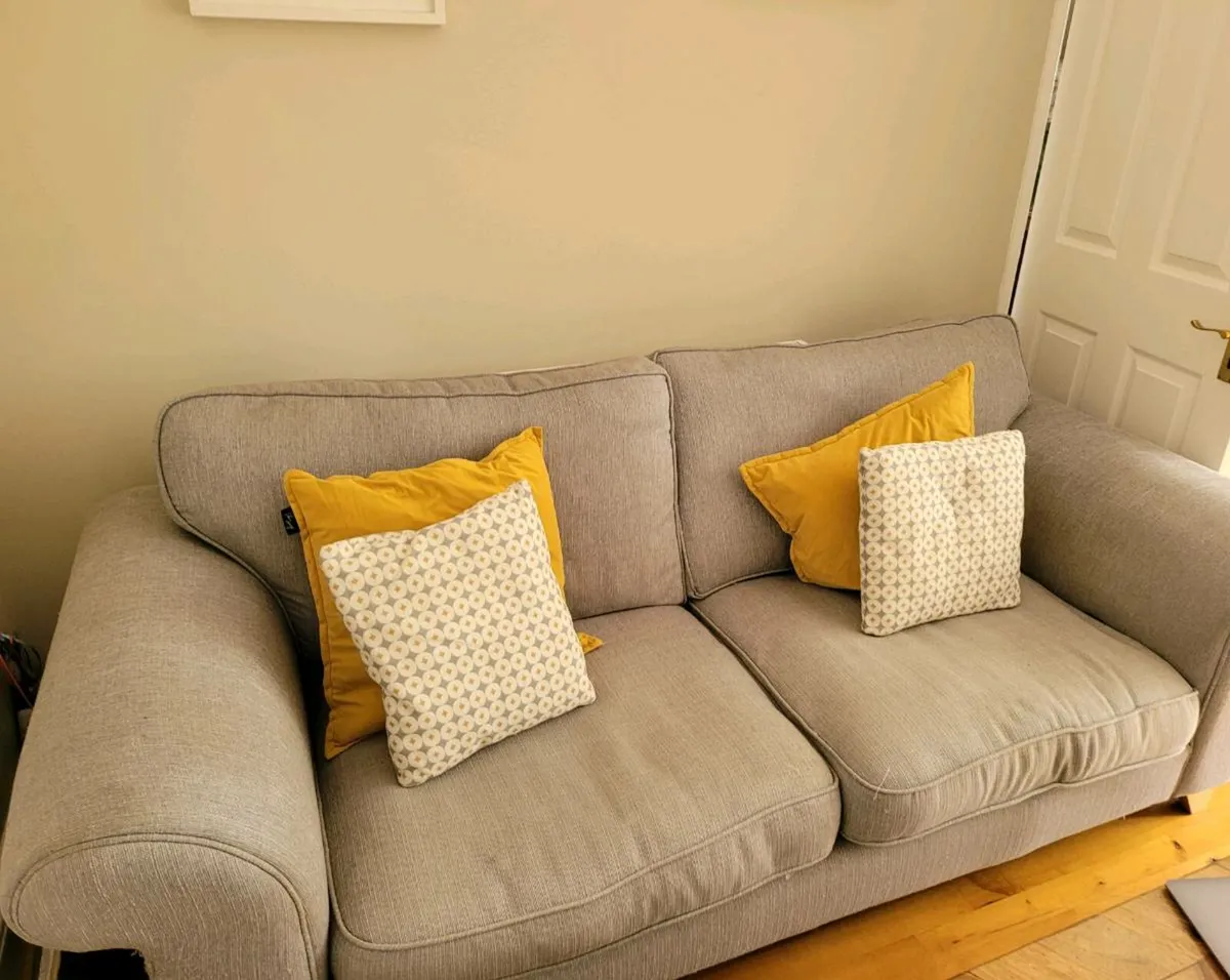 Sofa armchair and footstool. - Image 4