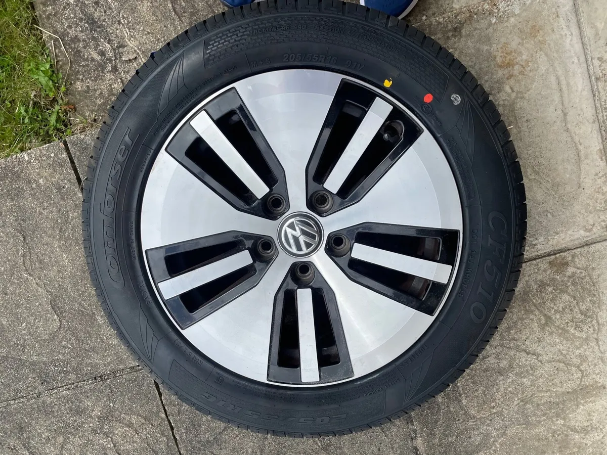 Egolf 16 inch Alloys with nearly new tyres - Image 1