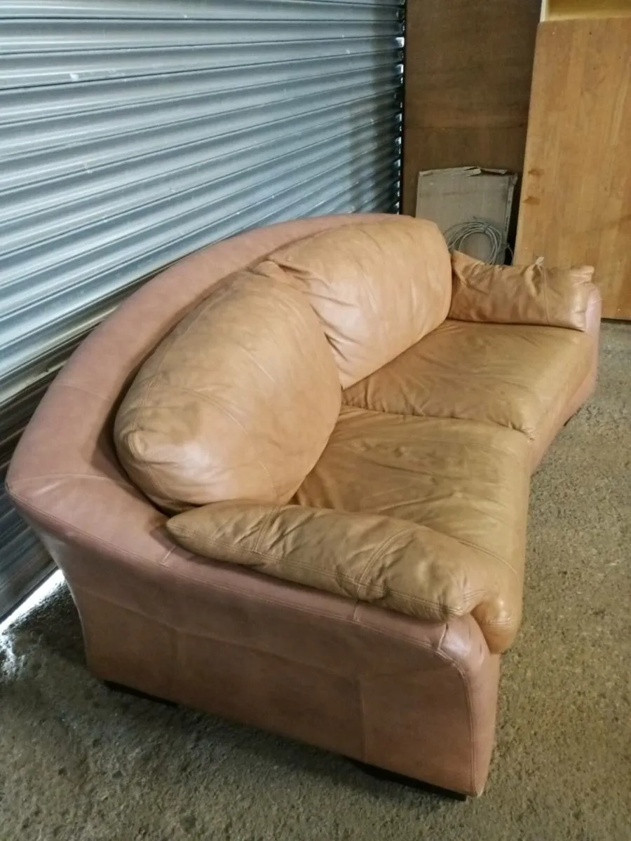 Leather Sofa - Image 3
