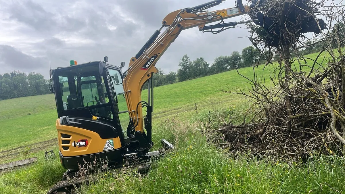 Mini digger hire - Image 3