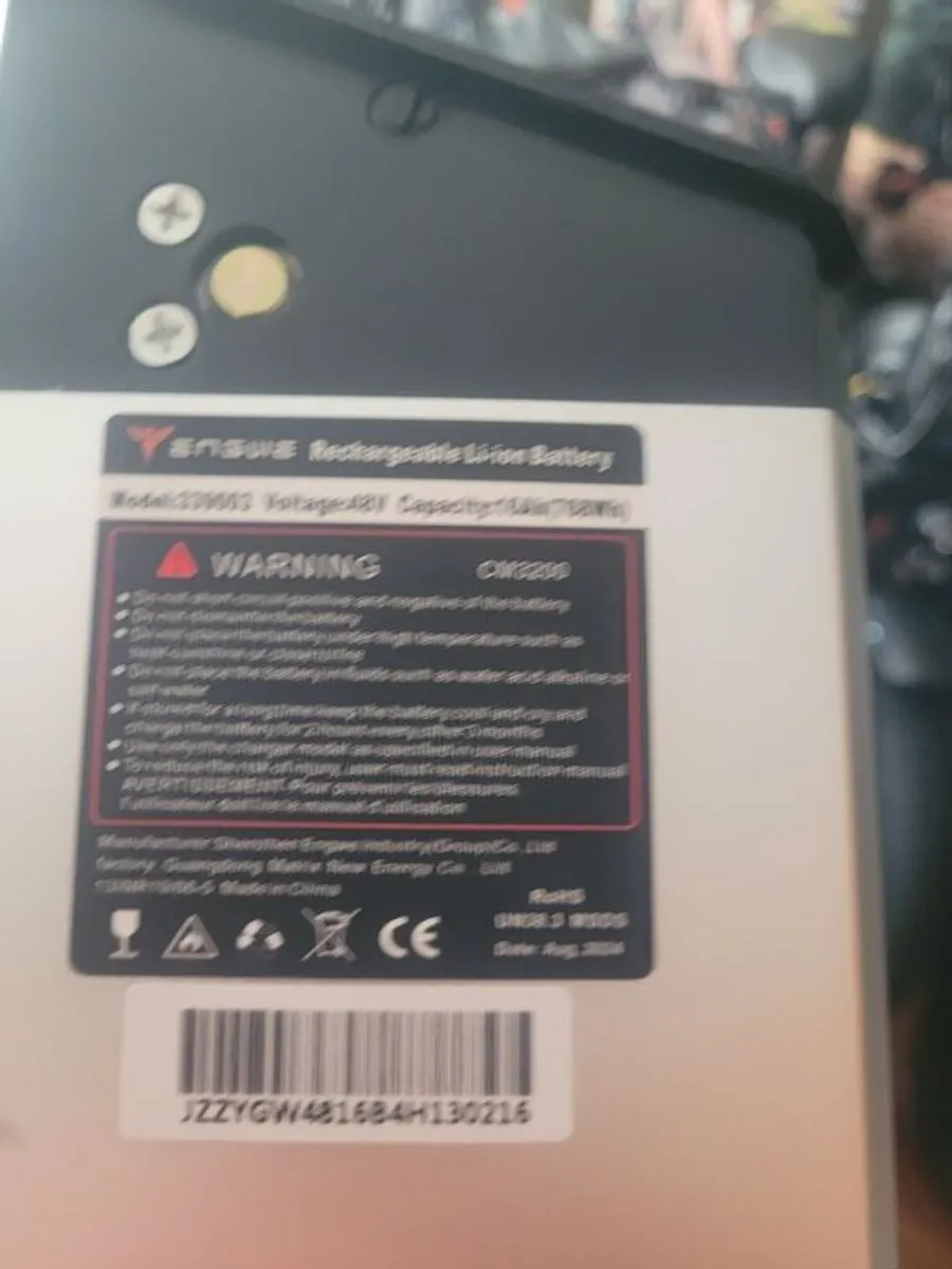 Brand New Engwe  Battery,16 Ah ,48 V ,never Used . - Image 1
