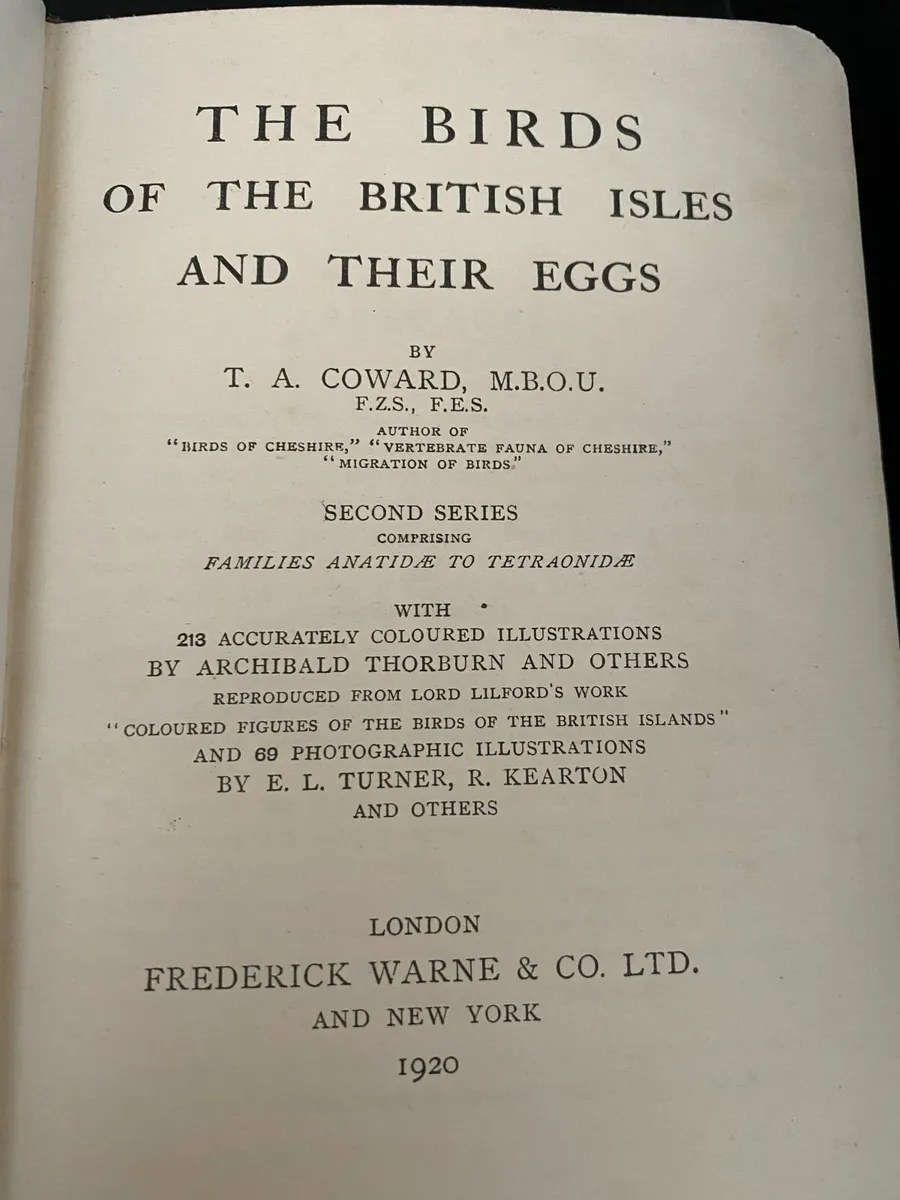 c1920 The Birds Of The British Isles & Their Eggs - Image 2