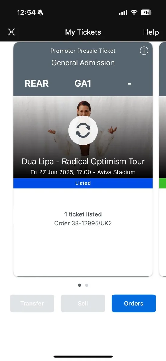Dua Lipa Pitch standing