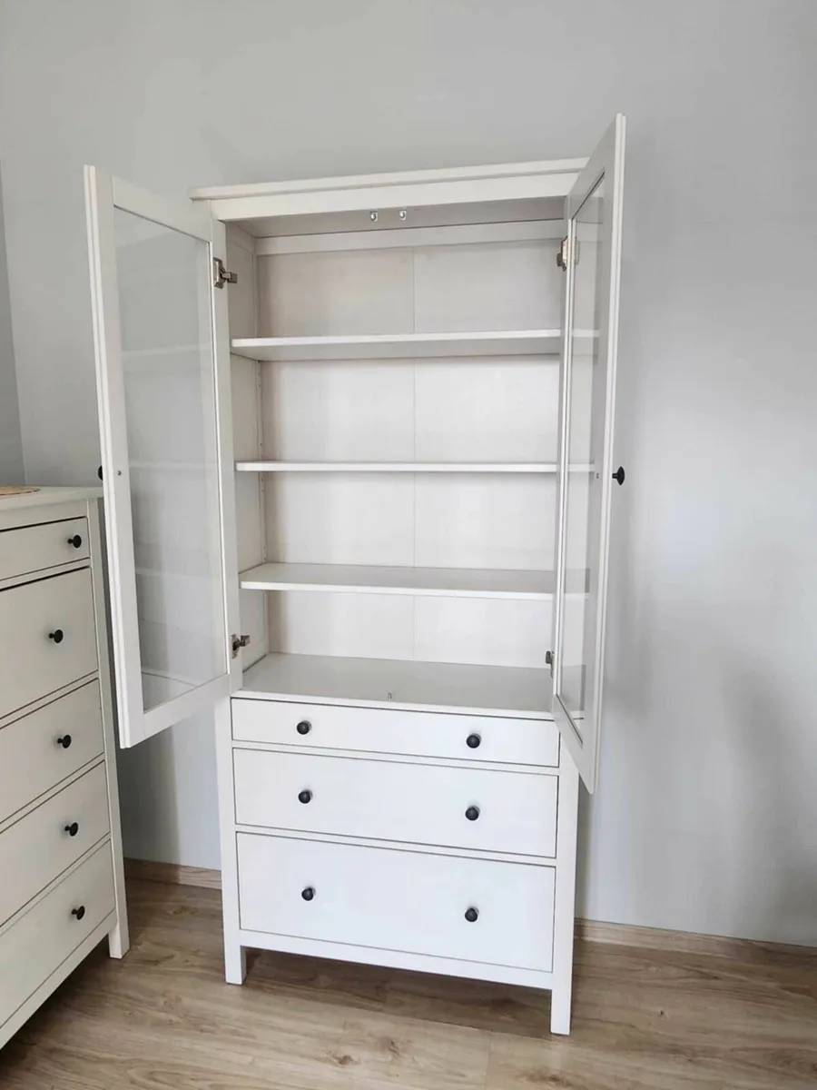 Ikea Hemnes glass door cabinet - Image 2