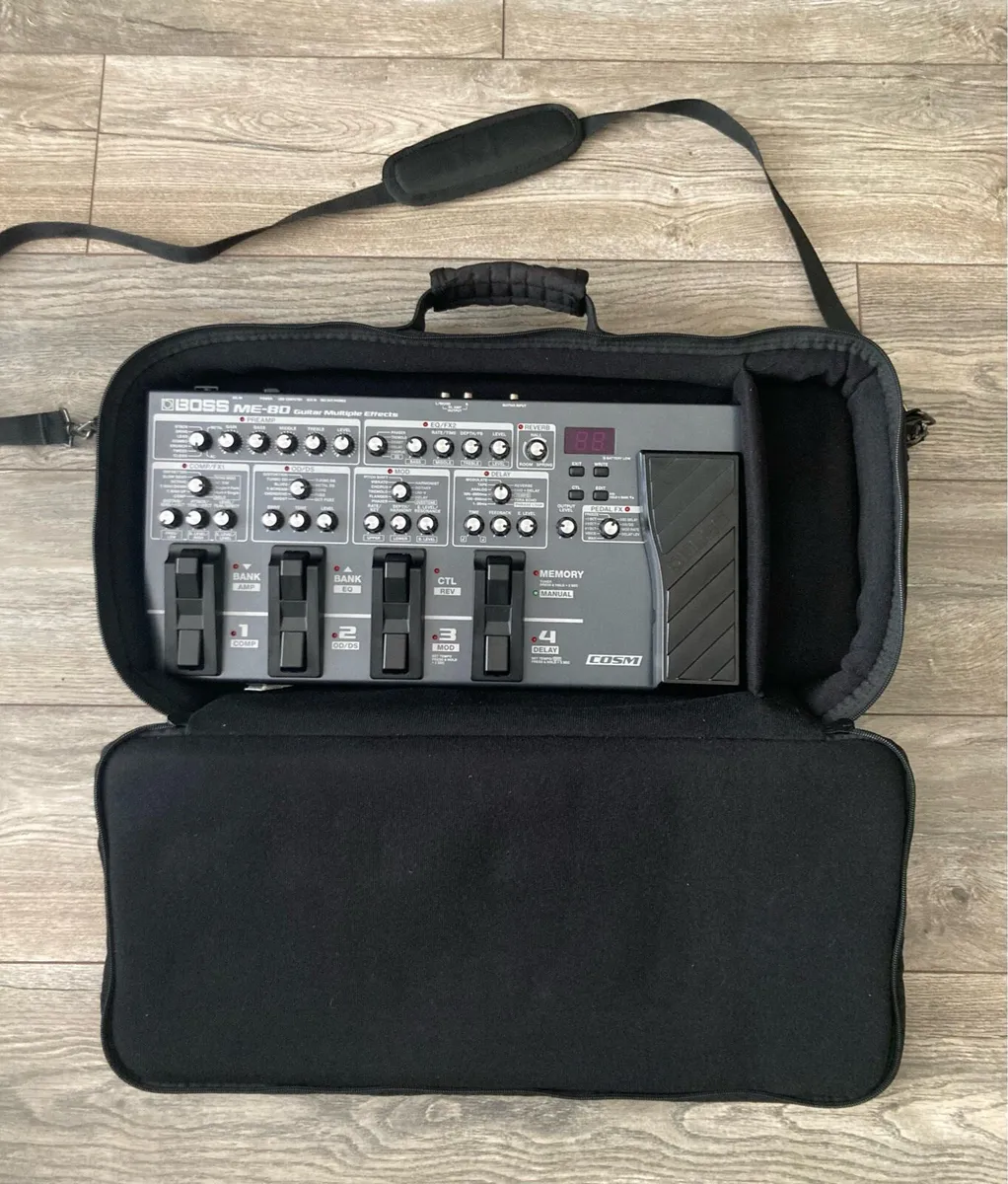 BOSS ME-80 Multi-Effects Pedal-with BOSS carrier - Image 1