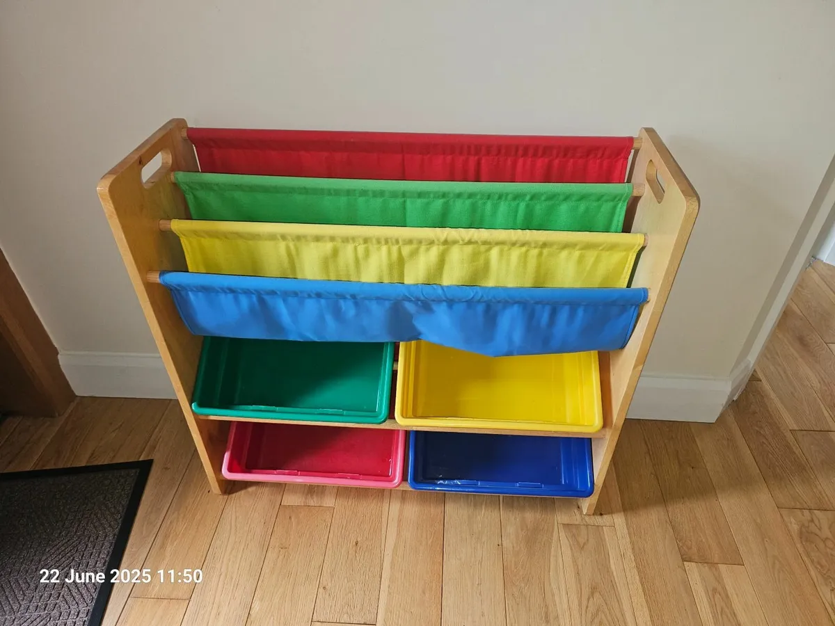 Kids Bookshelf & Storage Boxes - Image 2