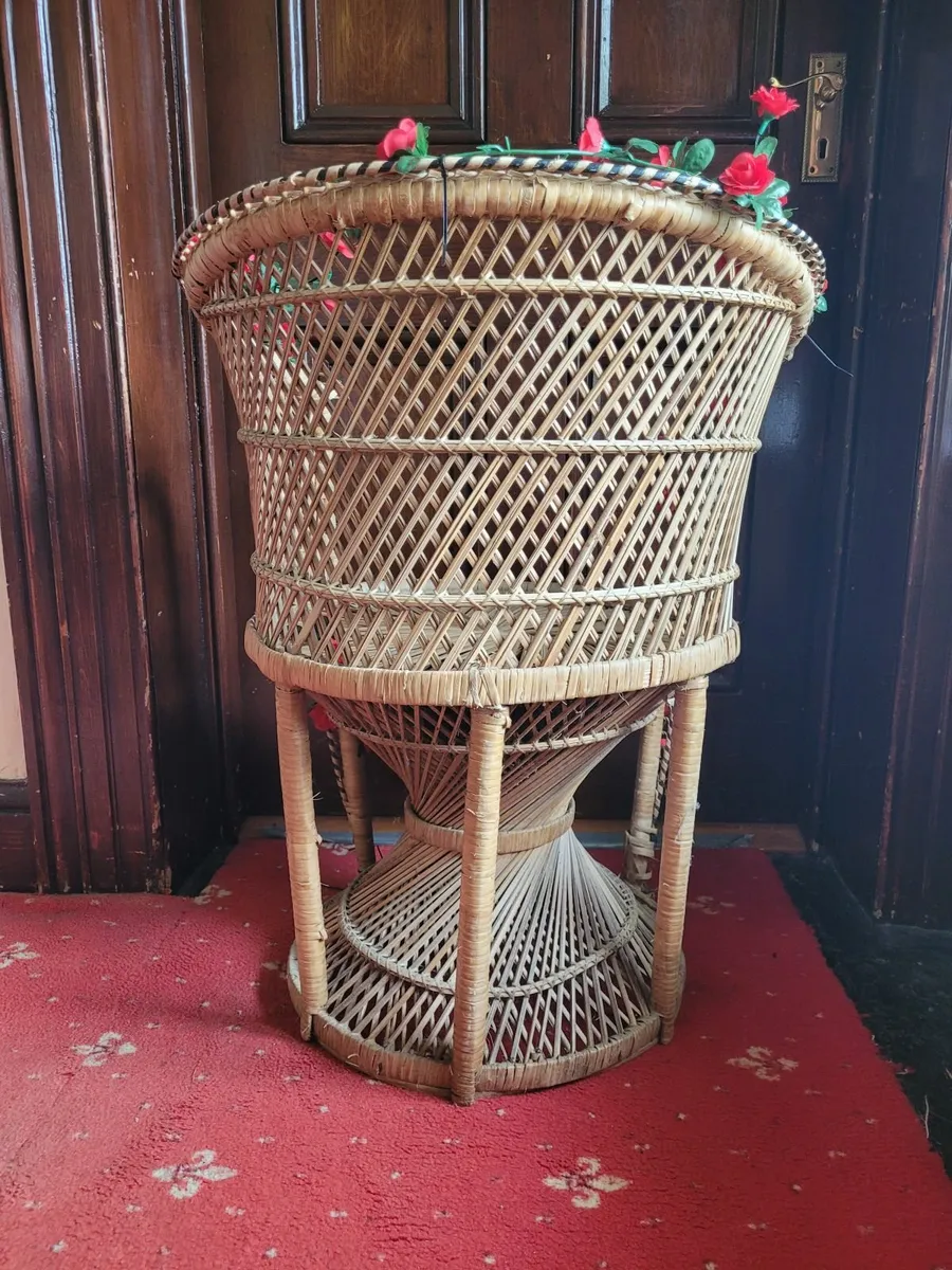 Garden chair, rattan, - Image 4