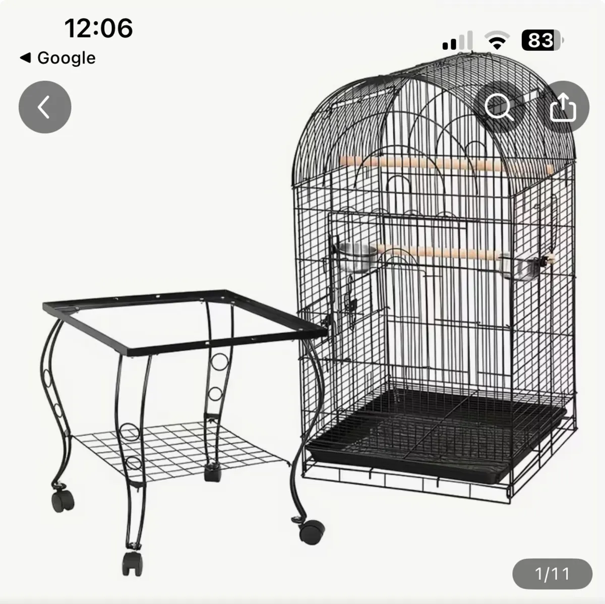 Brand New Bird cage and accessories - Image 2