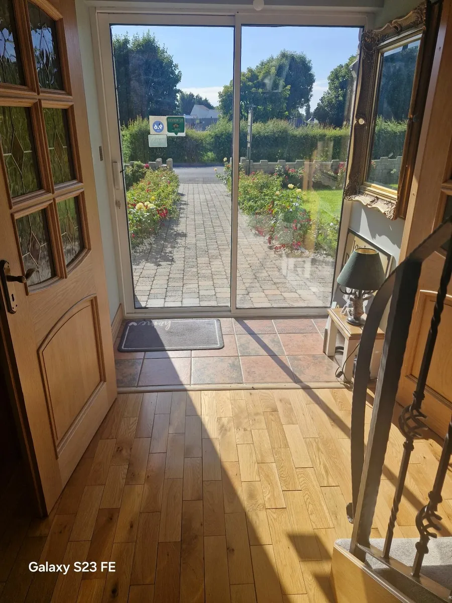 Double solid Oak Doors with handles - Image 2