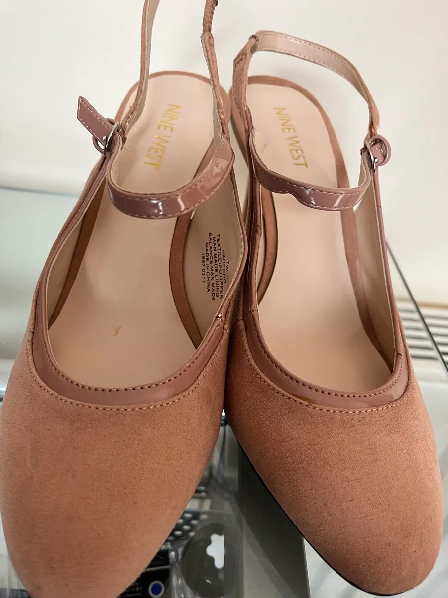Nine West nude colour shoes - Image 1