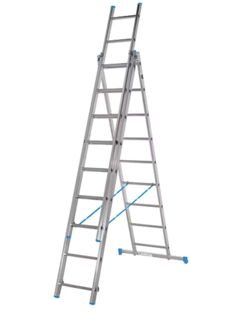 MAC ALLISTER ALUMINIUM 5.4M COMBINATION LADDER - Image 1