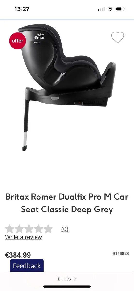 Britax Romer SICT inside with isofix attached - Image 1