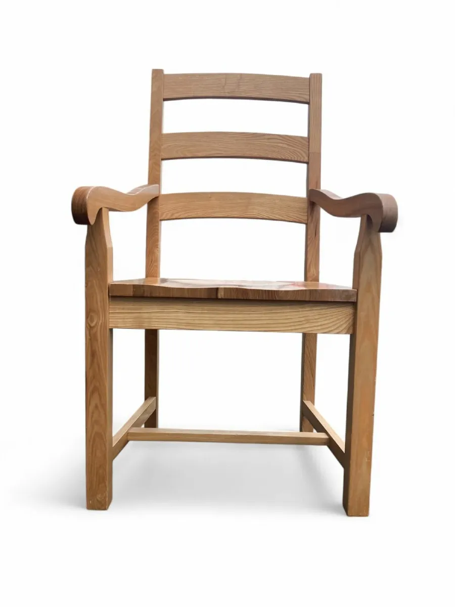 Carver Chair - Oak - High Back. - Image 1