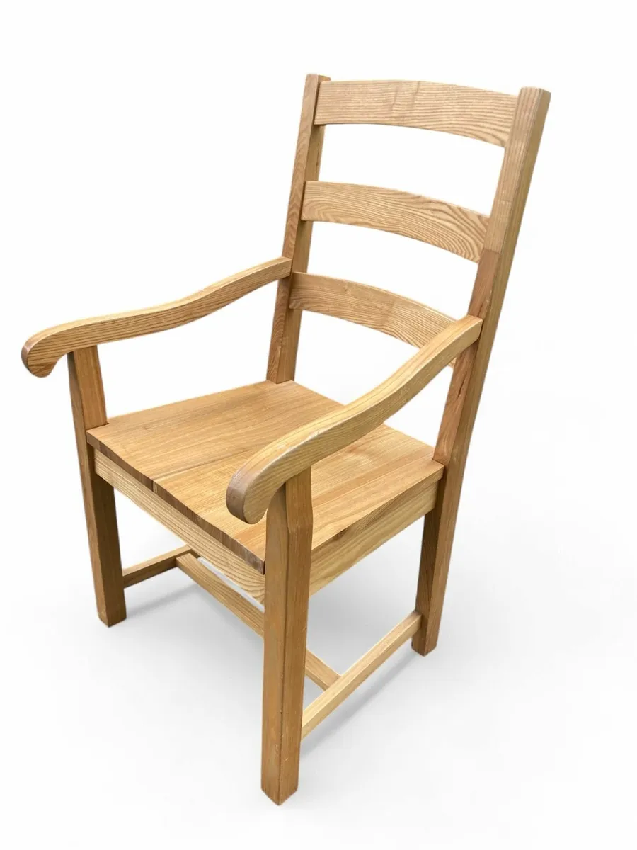 Carver Chair - Oak - High Back. - Image 2