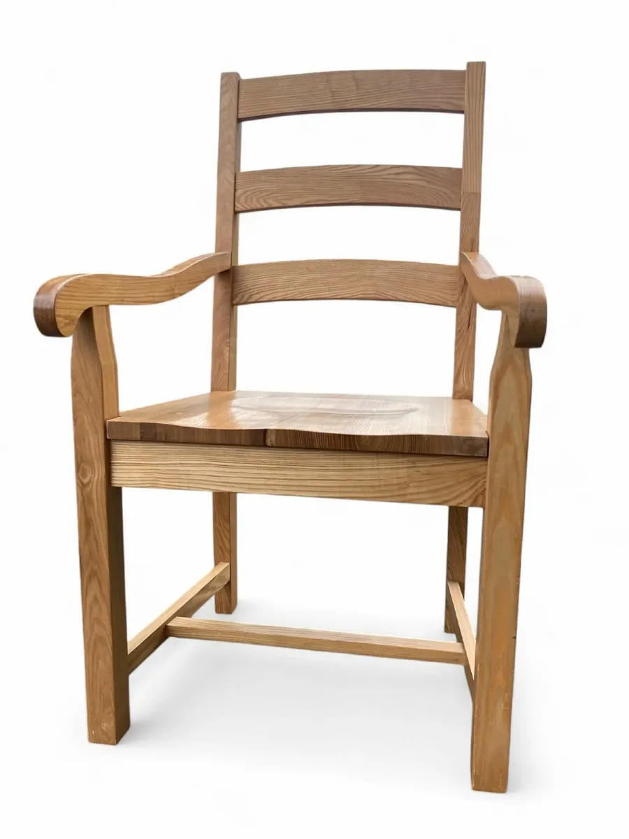 Carver Chair - Oak - High Back. - Image 3
