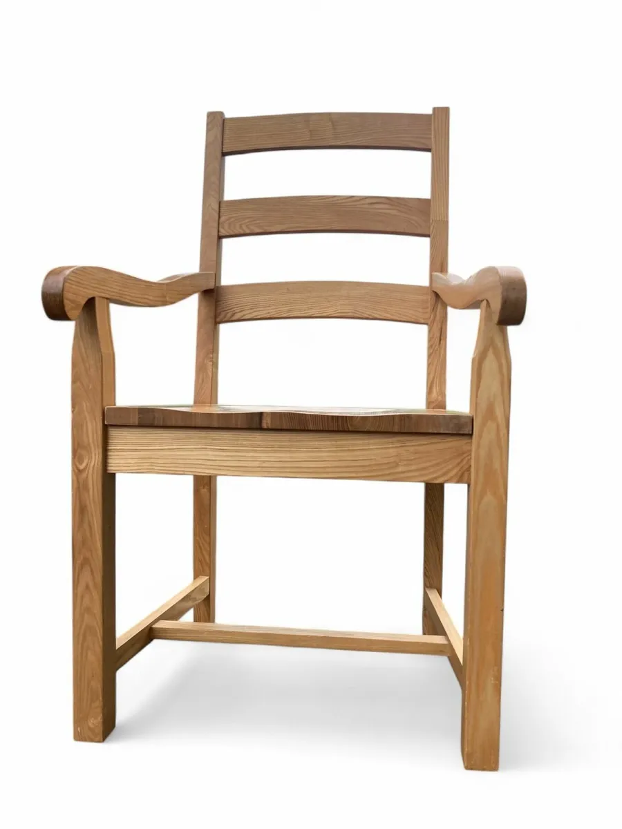 Carver Chair - Oak - High Back. - Image 4