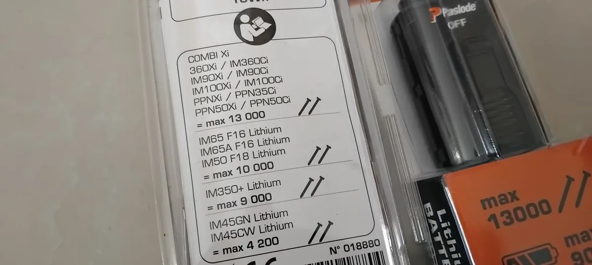 Paslode Lithium Batteries - Image 3