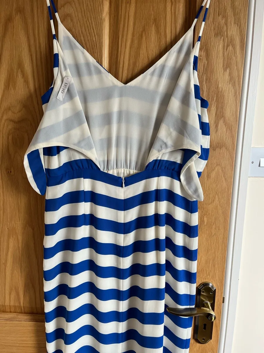 Blue and white Striped dress - Image 3