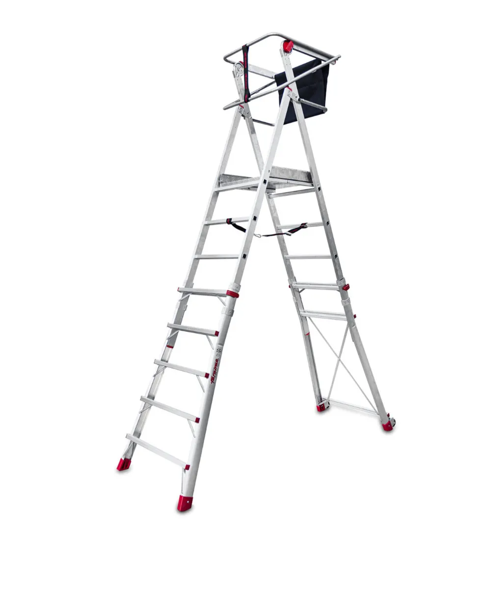 TELESCOPIC PODIUM STEPLADDER 5 - 9 RUNG - Image 3