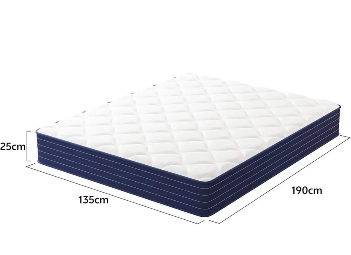 Double Mattress 4FT6, 25CM Double Mattress, Medium - Image 3