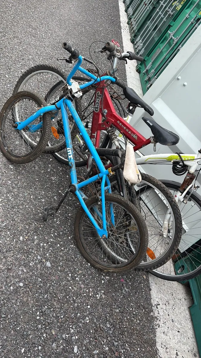 3 Second-Hand Bikes – Need Work – Great Project