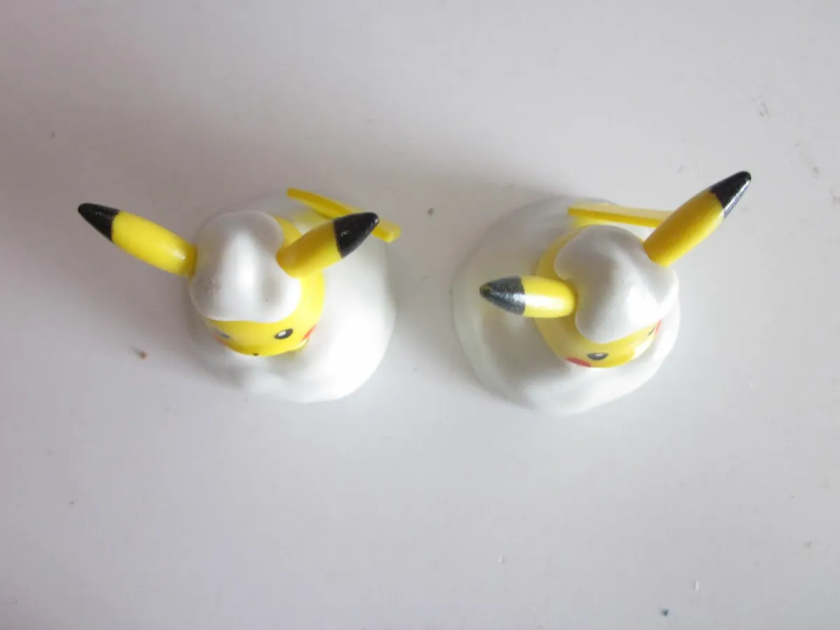 Two 2021 Pokermon  Holiday Pikachu Battle Mini Fig - Image 4